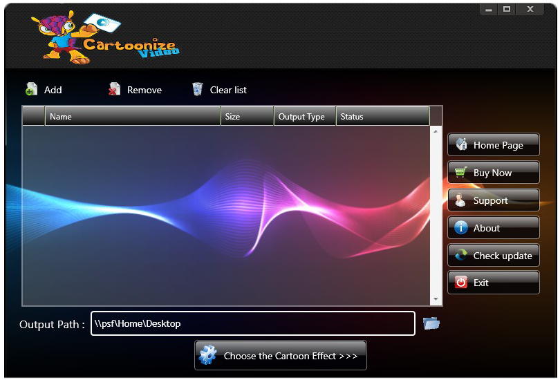 Video Cartoonizer Desktop Software for windows version 
